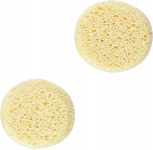 TIGEX éponges naturelles végétales et coton pour enfants 5x6 cm 2 pièces