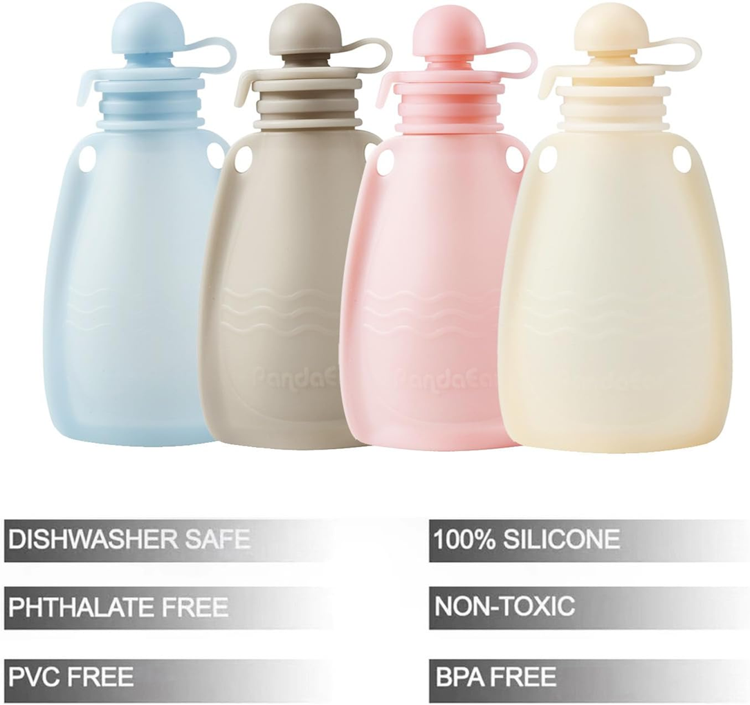 PANDAEAR Sacs de Conservation Alimentaire en Silicone x4