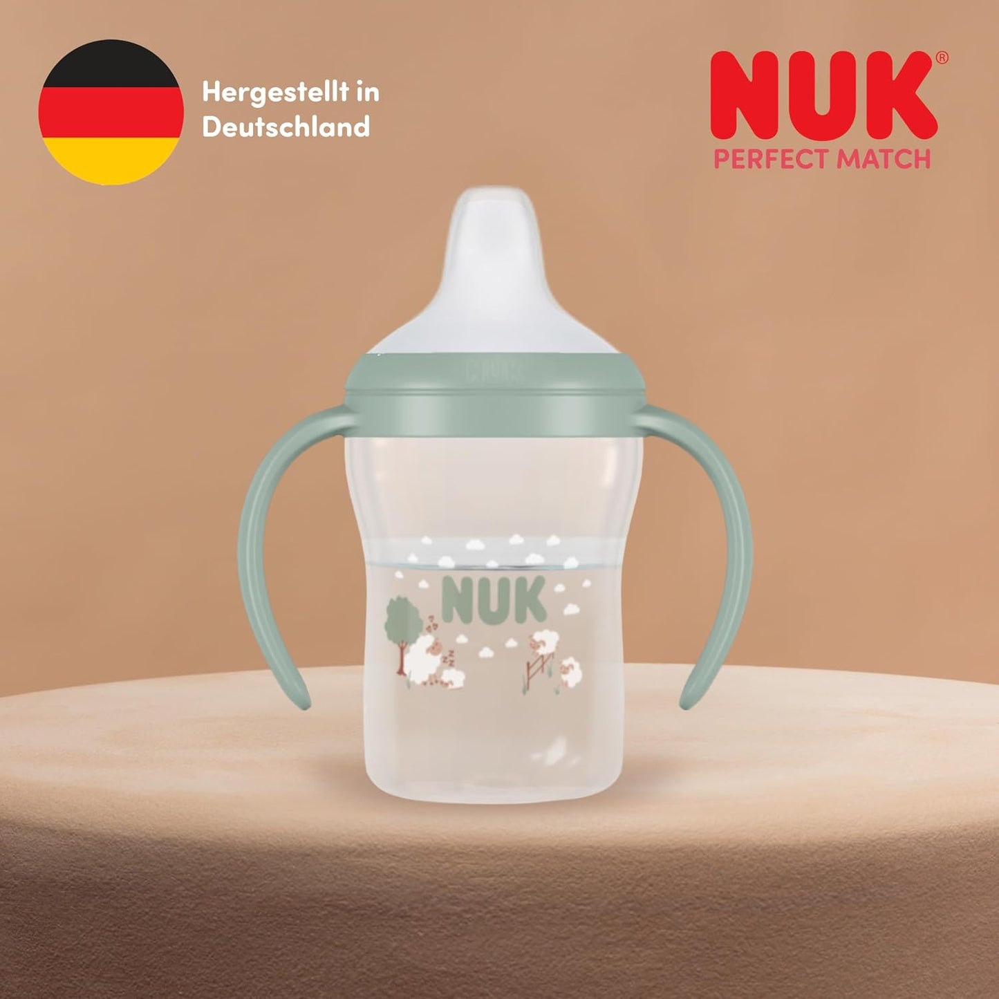 NUK Perfect Match Auslaufsicherer Becher 150 ml ab 6 Monaten+ LEUCHTET IM DUNKELN – Produktbild 6