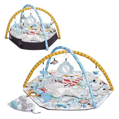 Alfombra de actividades con arco Kinderkraft Smartplay Sea