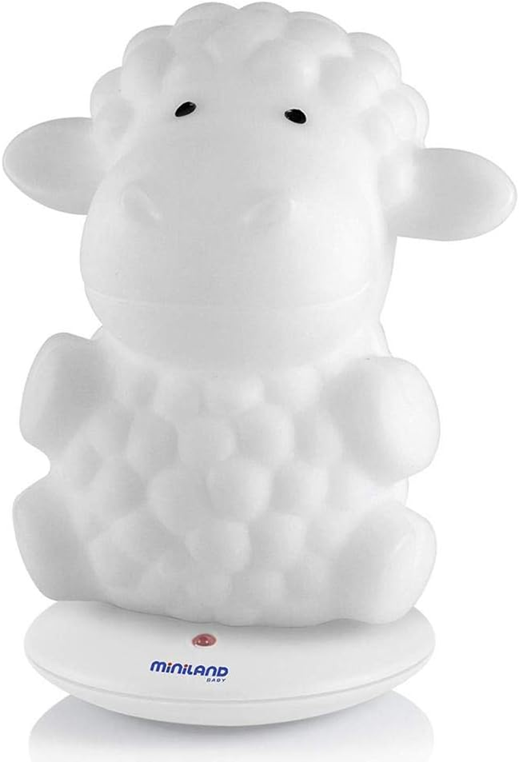 MINILAND Night Sheep nočná LED lampička, 5 farieb, 12,5 cm