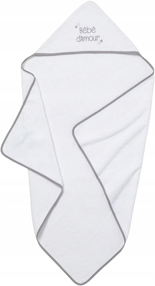 BABYCALIN asciugamano accappatoio con cappuccio 100x100 cm