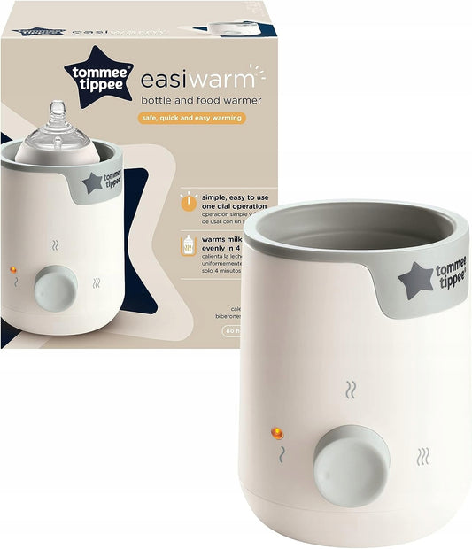 TOMMEE TIPPEE Easi-Warm podgrzewacz do butelek i słoików, szary, elektryczny, używany, z pudełkiem