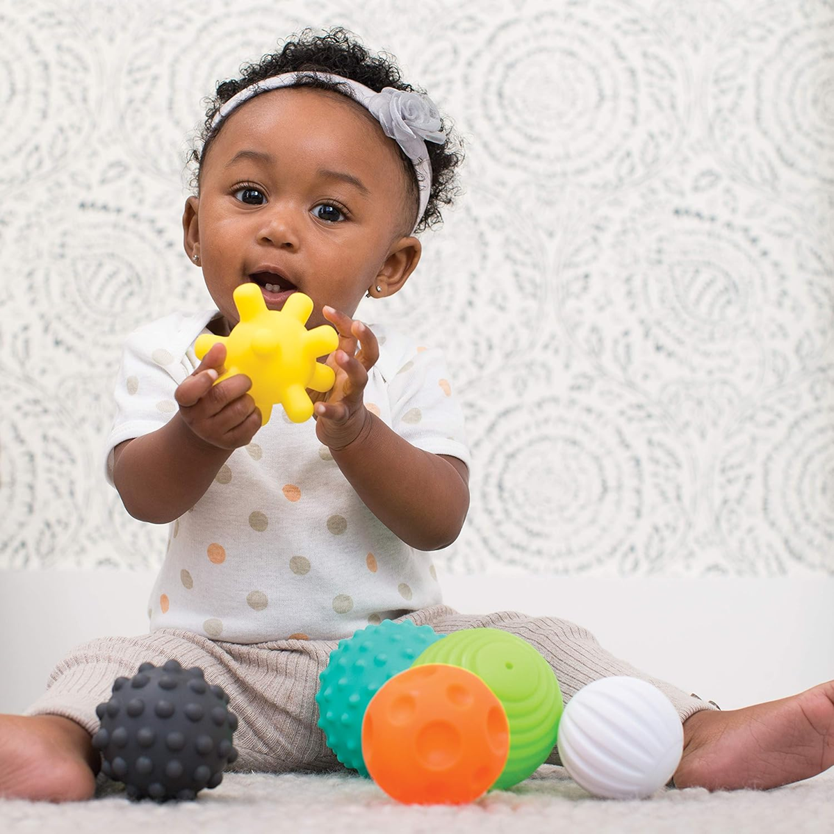 INFANTINO Senso Balls, Blocks & Buddies jouets en silicone 20 pièces