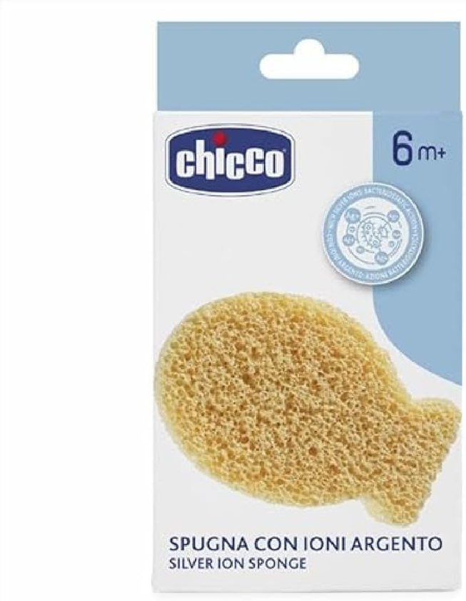 CHICCO éponge avec ions d'argent pour enfants 6 m+