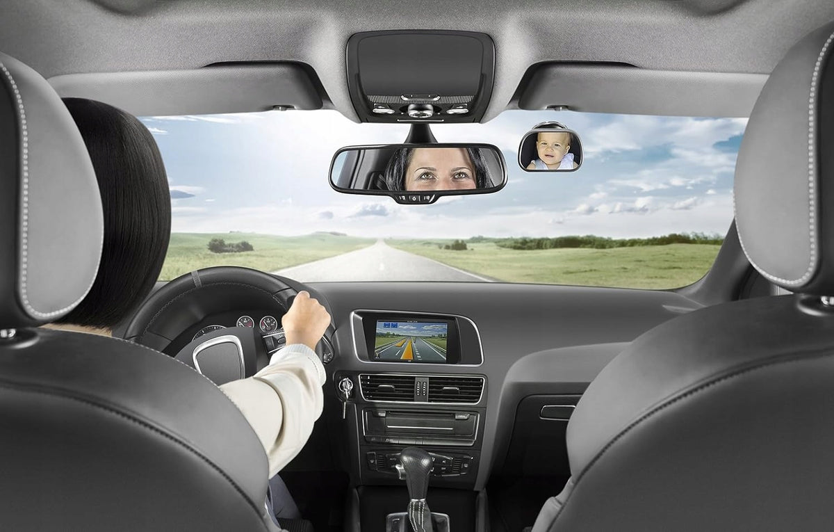 REER ParentsView Rückspiegel für die Windschutzscheibe des Autos, 9 x 5,7 cm – Produktbild 4