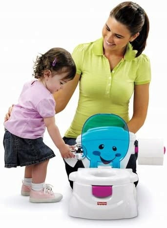 FISHER PRICE nocnik Moja Pierwsza Toaleta BEZ DŹWIĘKU