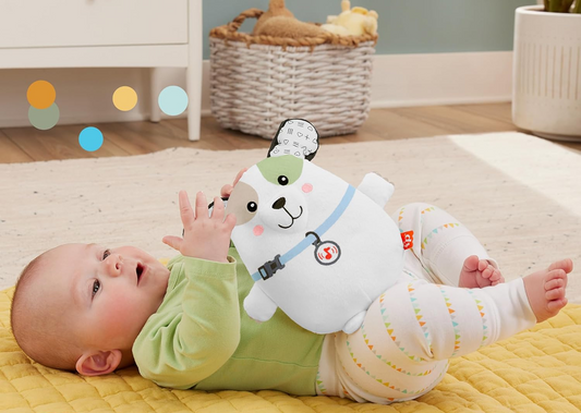 FISHER-PRICE Snuga Puppy λούτρινο κουκλάκι με μελωδίες και δονήσεις ΚΟΥΤΑΒΙ 18 cm