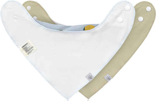 LASSIG bandana bavoir x2 0-24mois
