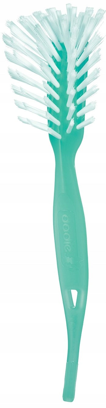 DODIE szczotka do czyszczenia butelek, ergonomiczna szczotka z miękkimi włóknami i uchwytem