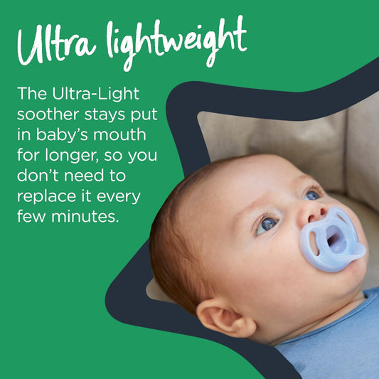 TOMMEE TIPPEE Ultra Light chupete calmante x2 0-6 meses