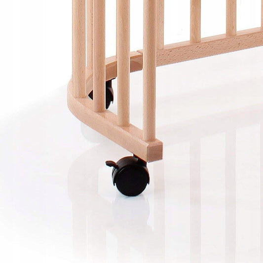 BABYBAY swivel castors with brakes for a cot, 4 pieces