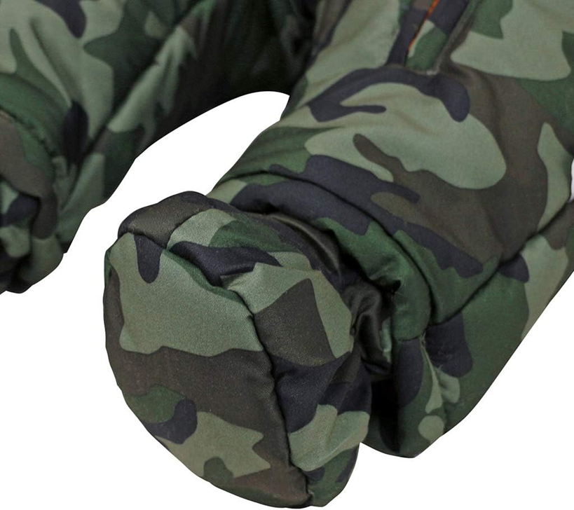 JIAMY Winteroverall mit Kapuze 9–12 Monate + Handschuhe und Schühchen – Produktfoto 5