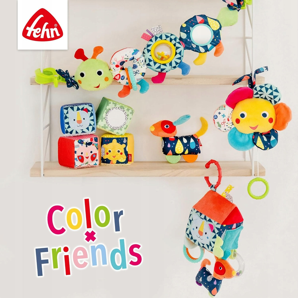 FEHN Color piłka materiałowa z dźwiękiem 16cm – zdjęcie produktu 6