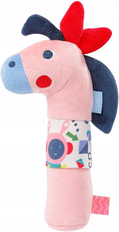FEHN legetøj med piv og rangle HEST 18 cm