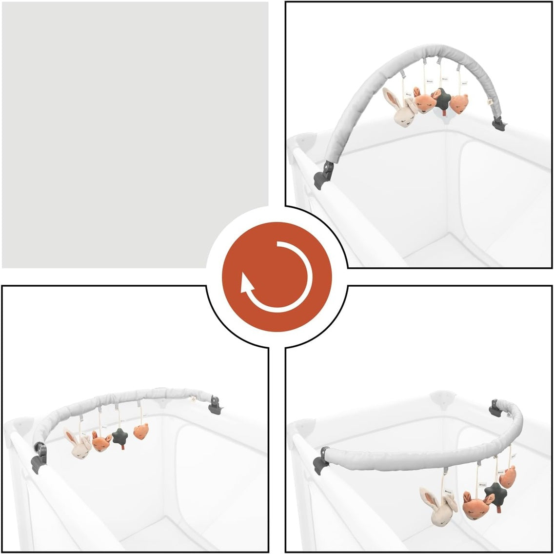 HAUCK toy arch for crib
