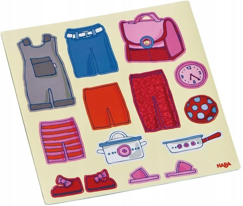 HABA Dress Lilli Magnetic Puzzle, 4 Backgrounds, 54 Magnets – Product Image 10
