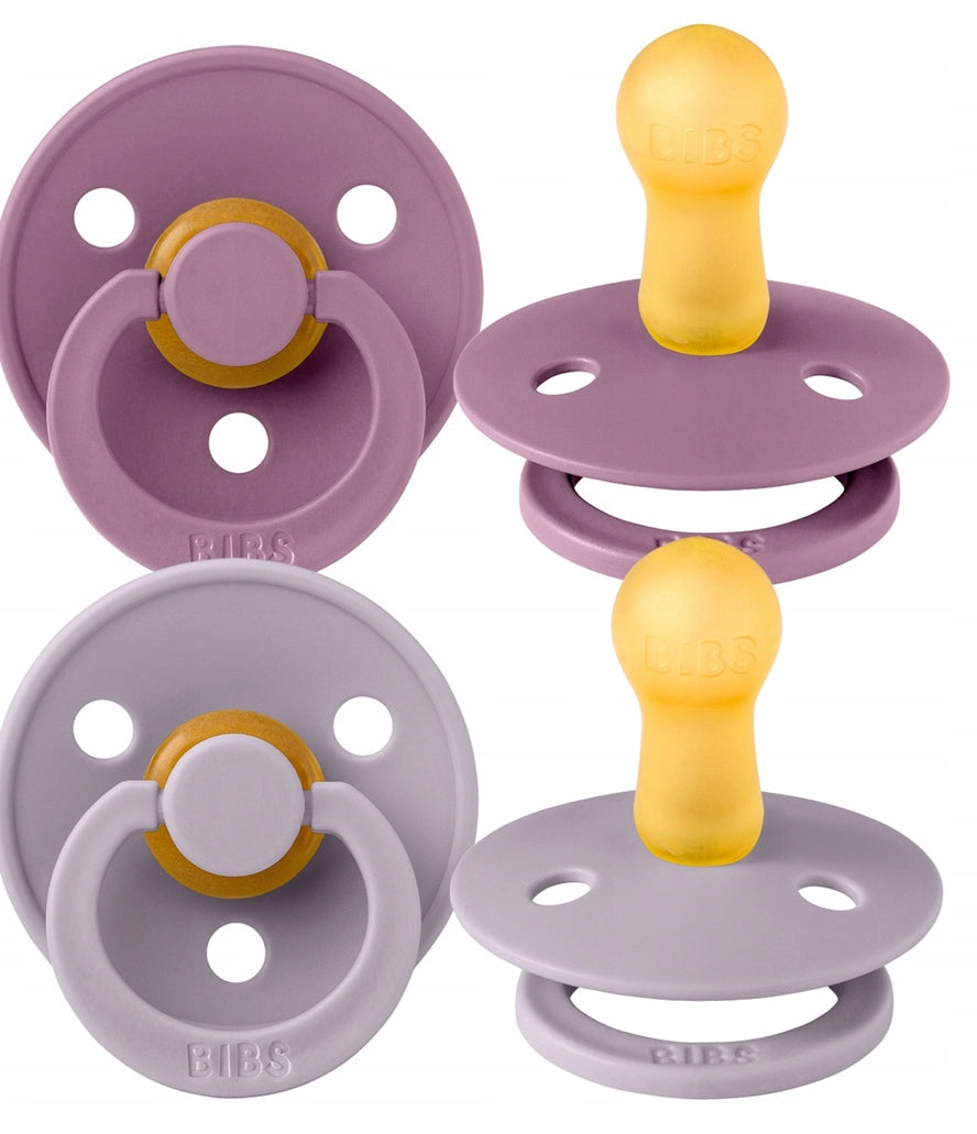 BIBS COLOUR smoczki uspokajające 2pack kauczuk 6msc+