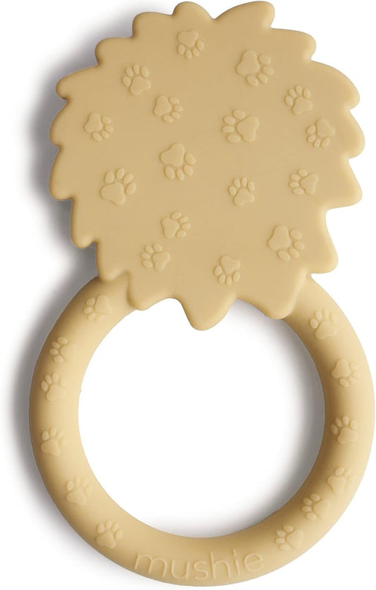 MUSHIE anneau de dentition en silicone avec poignée LION 4 m+