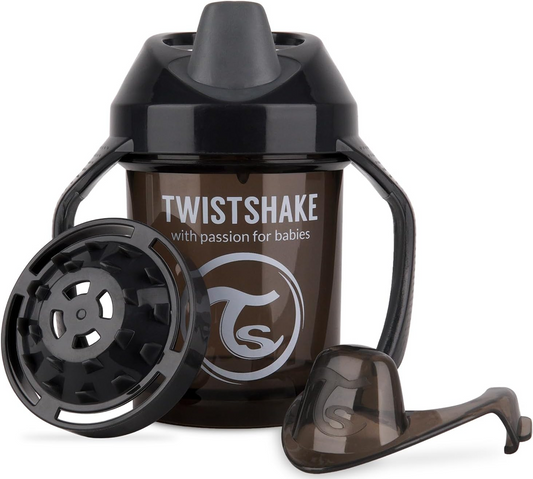 TWISTSHAKE Mini Cup tasse anti-fuite avec bec et mixeur 230 ml 4 m+