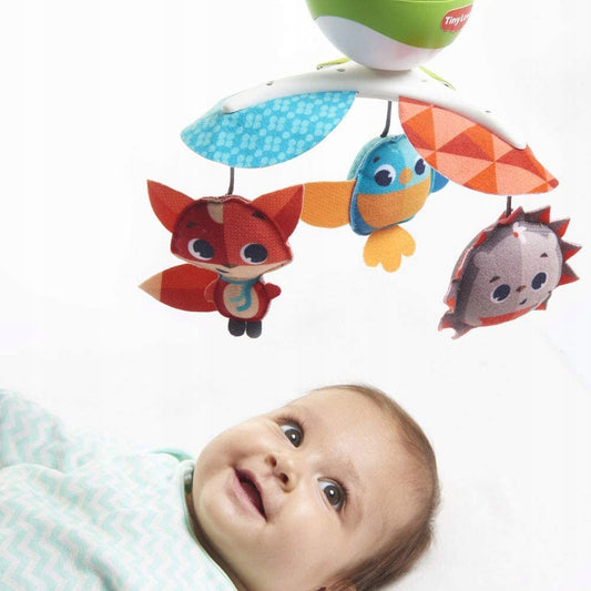 TINY LOVE Magiczna Kraina KARUZELA podróżna 3w1 z pluszowymi maskotkami nad niemowlęciem