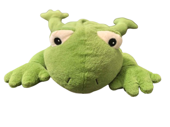 WARMIES bouillotte chauffante aux herbes 25 x 35 cm GRENOUILLE