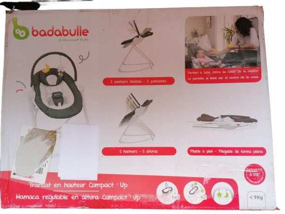 BADABULLE Compact Up regulowany bujaczek leżaczek