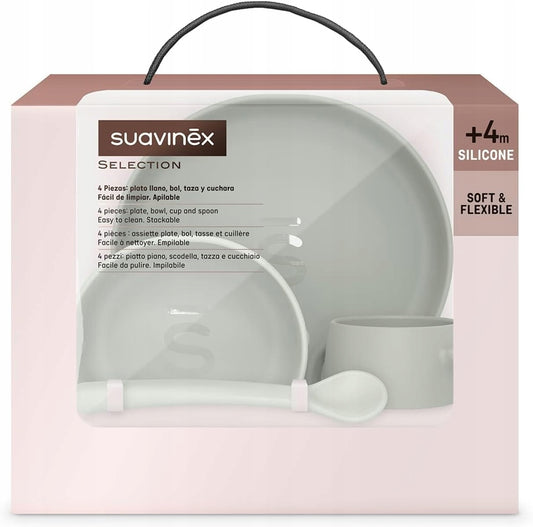 SUAVINEX Selection silicone tableware set