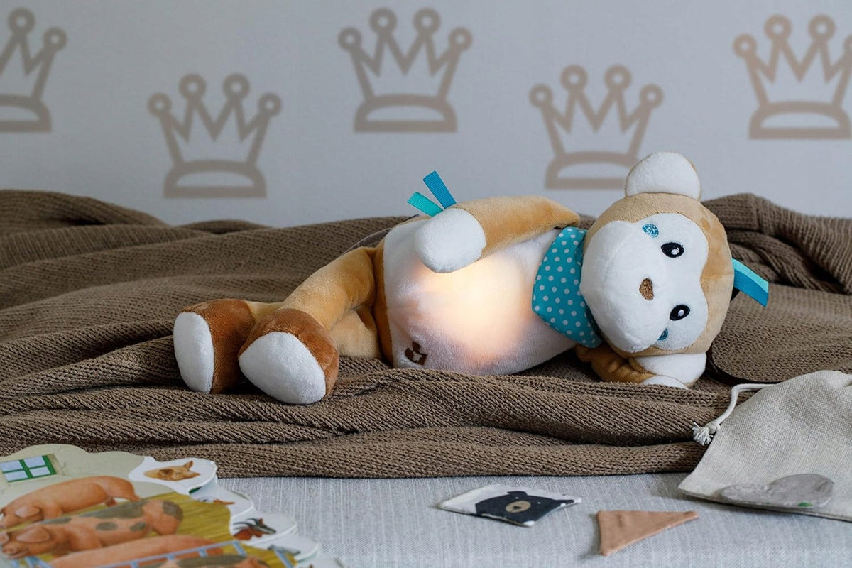 INNOGIO GIO-881 przytulanka ze światełkiem i 10 dźwiękami MAŁPA LUCY 35 cm – zdjęcie produktu 5