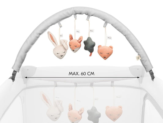 HAUCK arche avec jouets pour lit Dream N, Sleep N, Play N