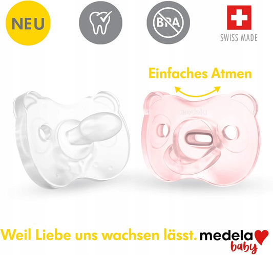 MEDELA Schnuller x 2 Silikon 0-6 Monate