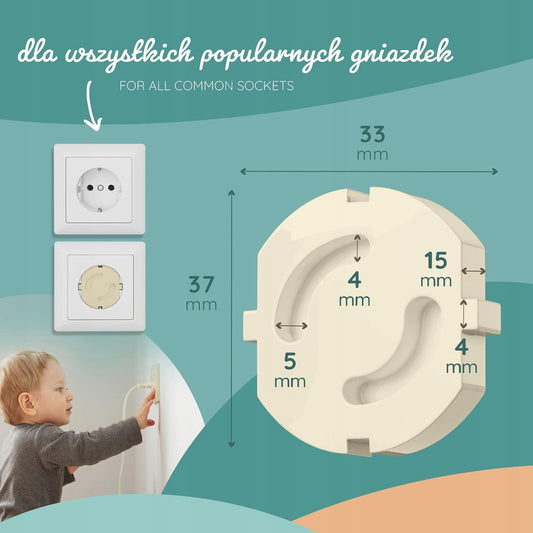 BEARTOP zabezpieczenie przed dziećmi do gniazd elektrycznych x1