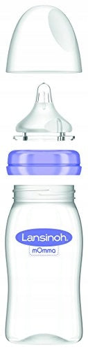 LANSINOH butelka 160 ml x2 smoczek S 1msc+