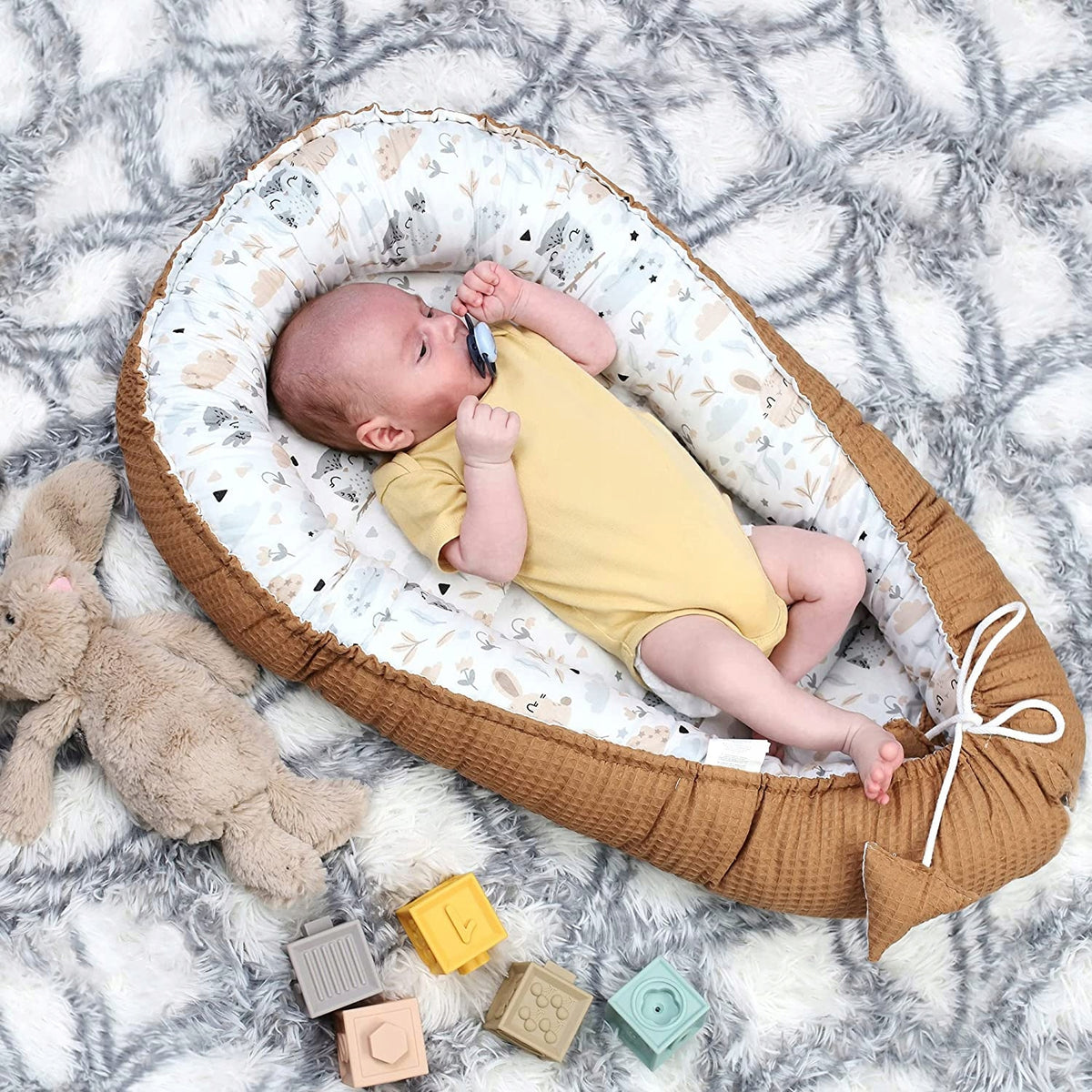 TOTSY BABY kokon niemowlęcy gniazdo 90 x 50