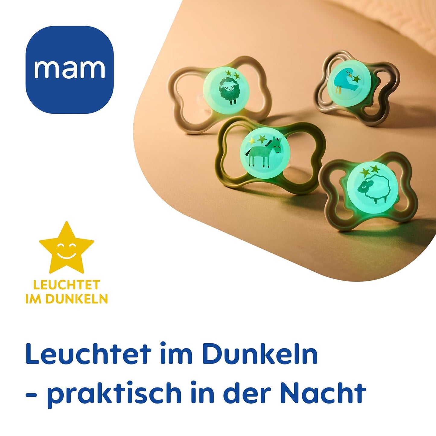 MAM Supreme Night Silikon-Schnuller 0–6 Monate x2 – Produktbild 8
