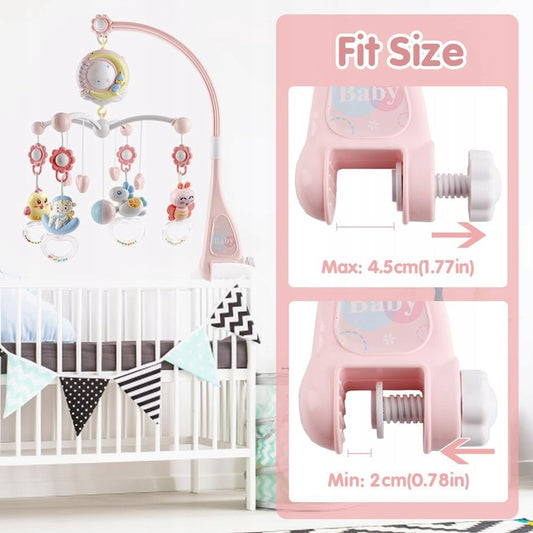 MINI TUDOU mobile avec projecteur et 150 berceuses + télécommande LANGUE ANGLAISE
