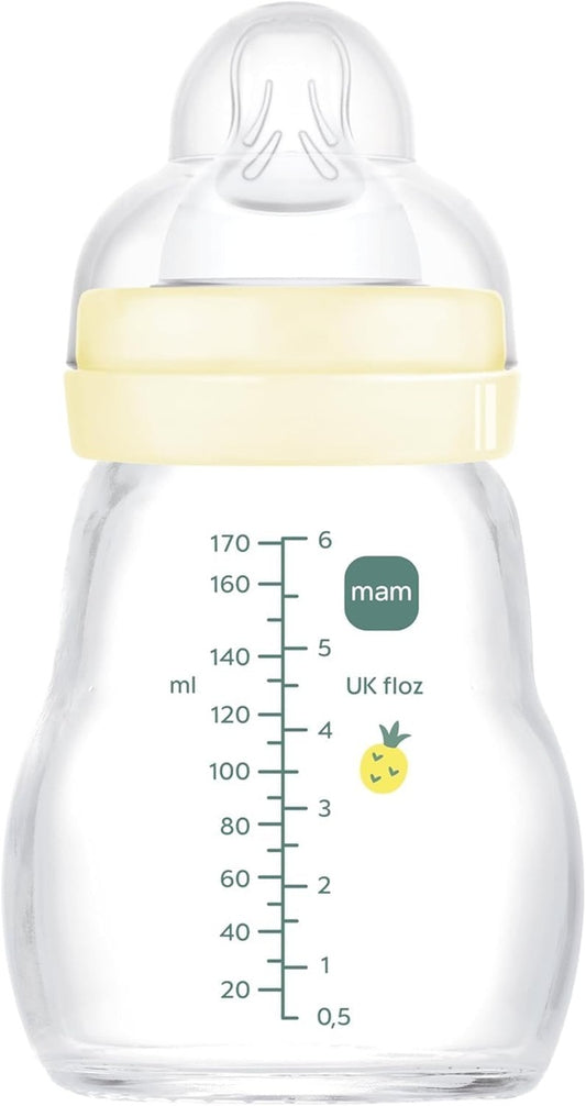 MAM Feel Good butelka szklana 170 ml 0 m+ smoczek 1 – zdjęcie produktu 2