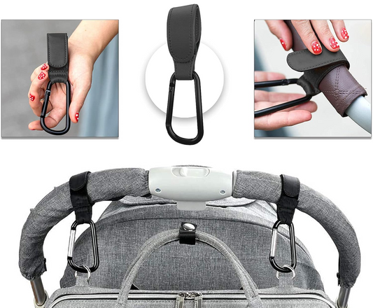 iZhuoKe supports pour fixer le sac sur le cadre de la poussette 2 pièces