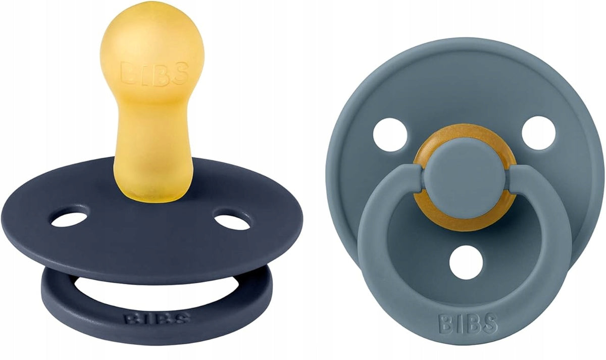 BIBS COLOUR suzete de calmare 2pack din cauciuc 6 luni+