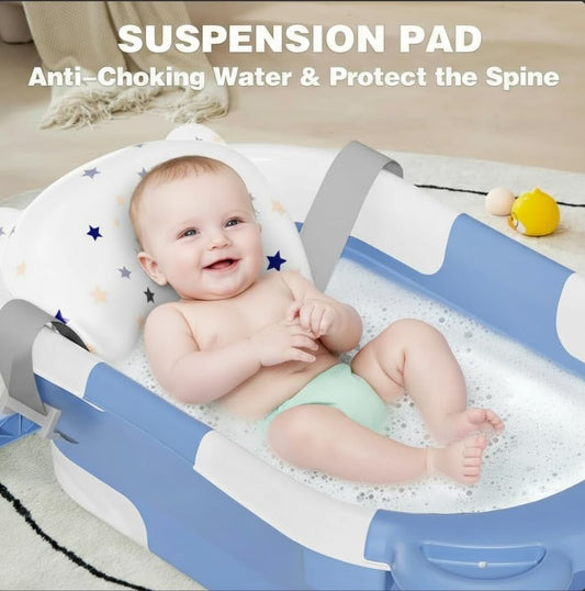 SUPERB compact baby bathtub with insert for newborns