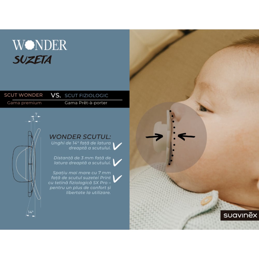 Suavinex Wonder SX Pro smoczek silikonowy 6-18m