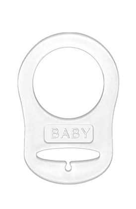 ANNHAO chaîne de sucette en coton avec clip 22 cm MARRON