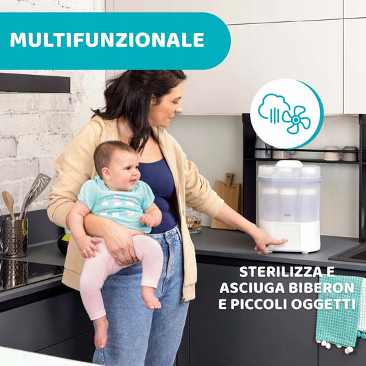 CHICCO sterilizator cu aburi cu uscător All in One
