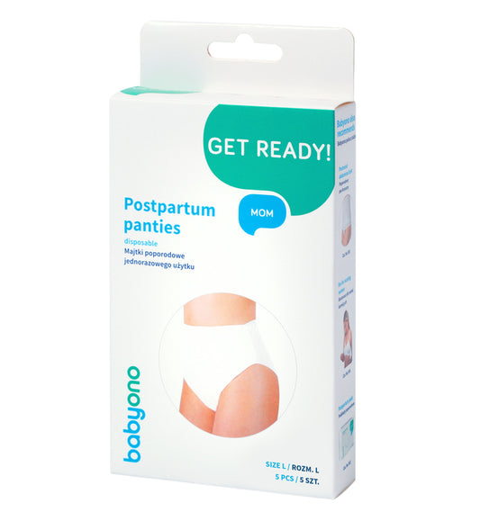 BABYONO majtki poporodowe 1-RAZ. rozm.L – zdjęcie produktu 2