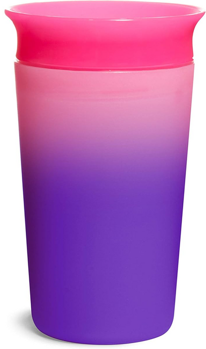 MUNCHKIN Miracle tasse anti-fuite changeant de couleur bec 360° 266 ml 12 m+