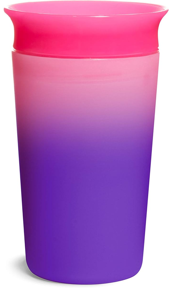 MUNCHKIN Miracle tasse anti-fuite changeant de couleur bec 360° 266 ml 12 m+
