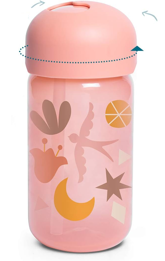 SUAVINEX Straw Trainer Cup hrnek s brčkem 340 ml 18 m+