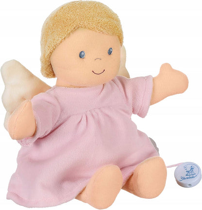 STERNTALER przytulanka z pozytywką ANIOŁ STRÓŻ 27 cm "N. różowy aniołek dla niemowląt z Brahms'em