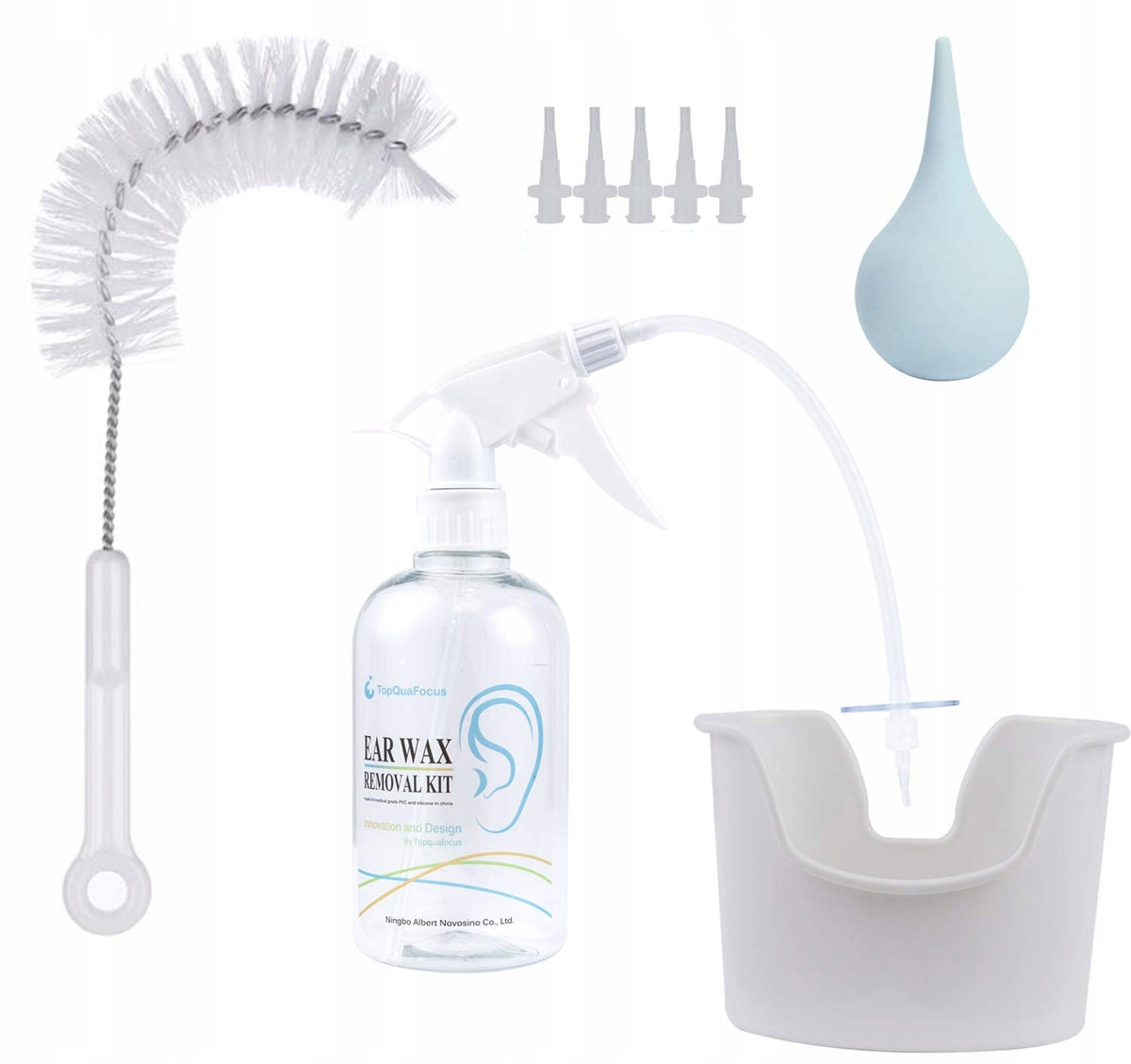 HAILICARE kit de soins et de nettoyage des oreilles 6 l+