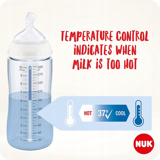 NUK zestaw  butelek Perfect Start  kontrola temperatury 9el.